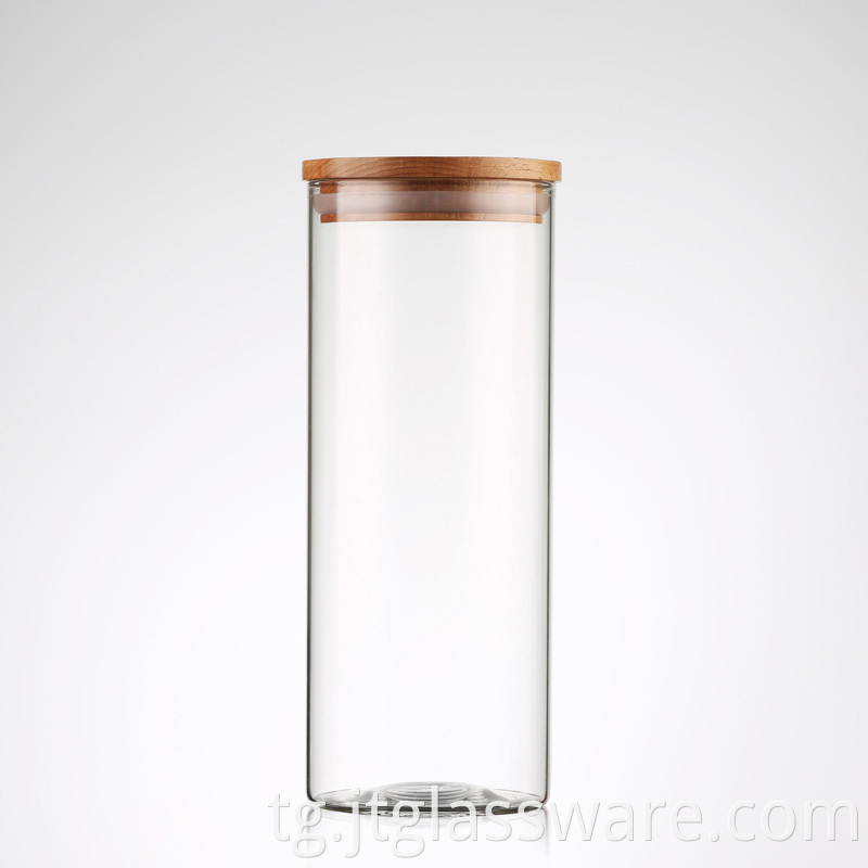 White Glass Jar